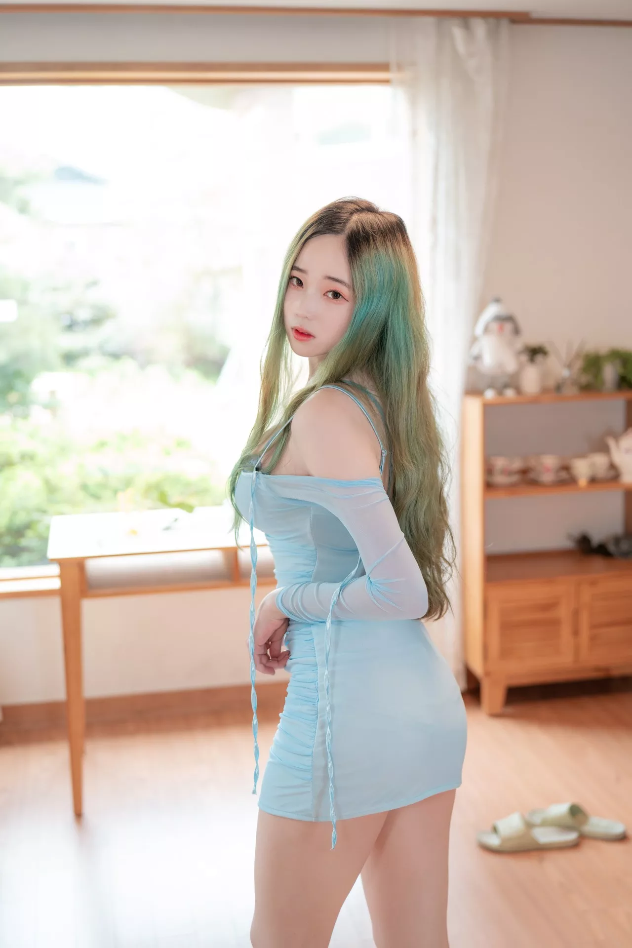 佳人 Bambi【CreamSoda No.10 (55P) 南韩 Bambi 苏打】 Set.1 写真 奶油