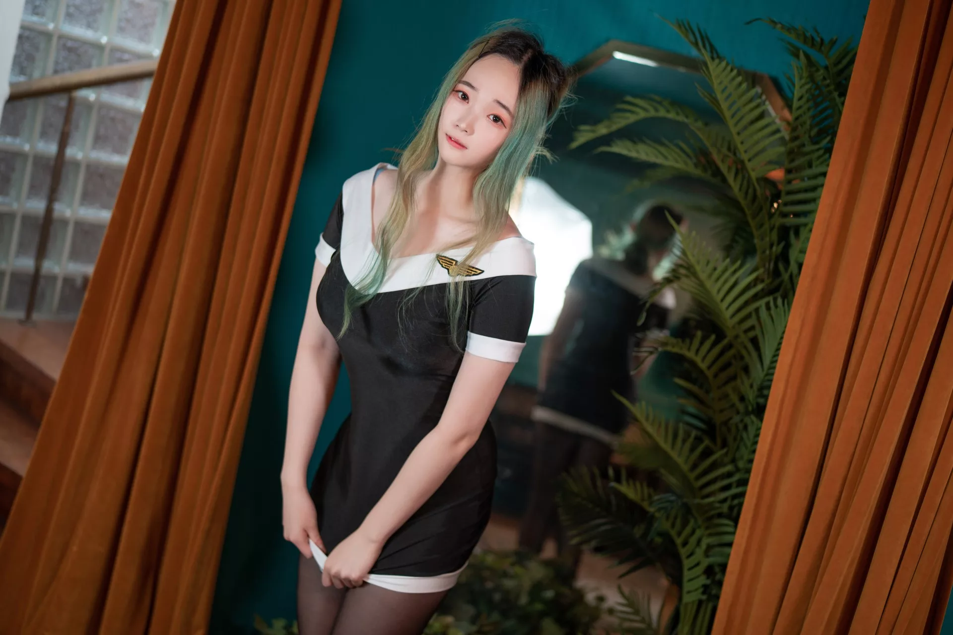 佳人 Bambi【CreamSoda No.10 (55P) 南韩 Bambi 苏打】 Set.1 写真 奶油