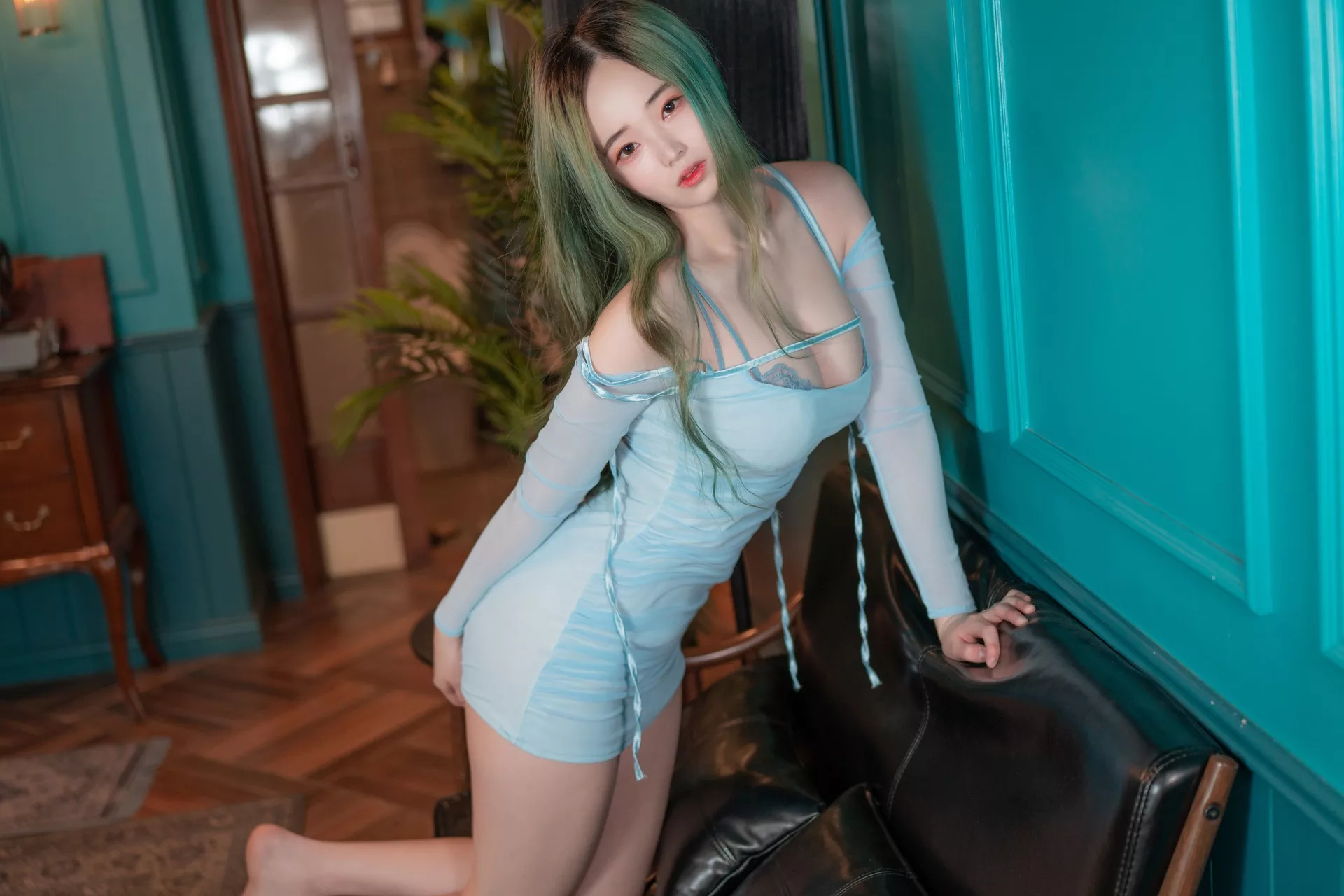 佳人 Bambi【CreamSoda No.10 (55P) 南韩 Bambi 苏打】 Set.1 写真 奶油