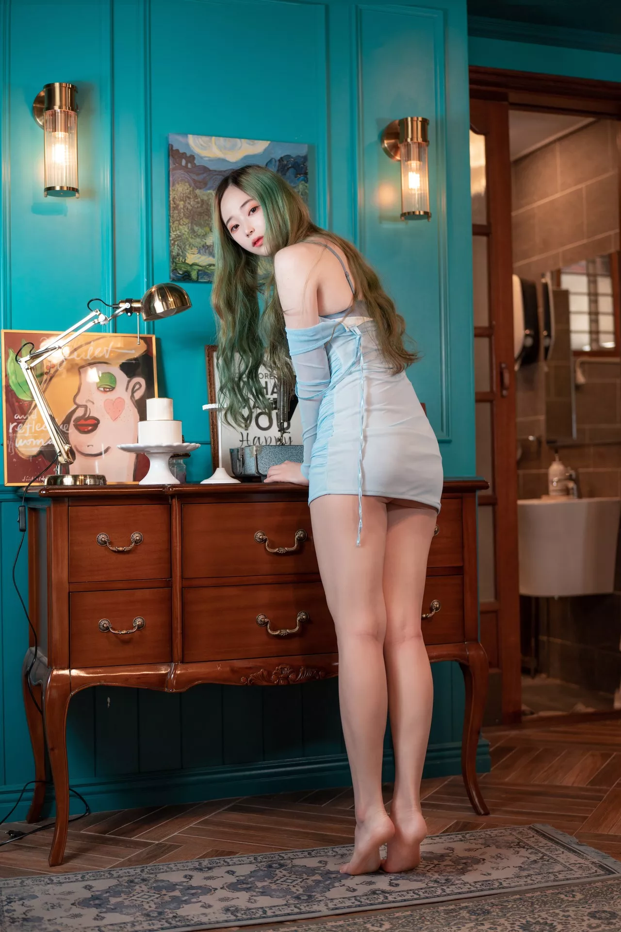 佳人 Bambi【CreamSoda No.10 (55P) 南韩 Bambi 苏打】 Set.1 写真 奶油