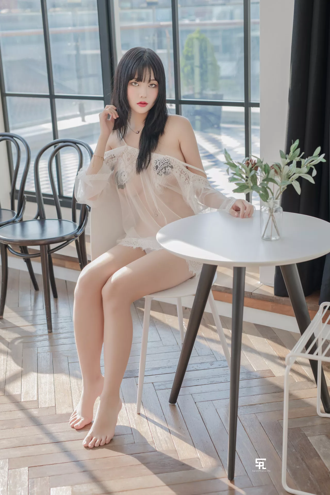 仙女 遮挡生活】 全集修正 Photolife No.1 YUNA【SAINT 南韩 摄影 BLOOM