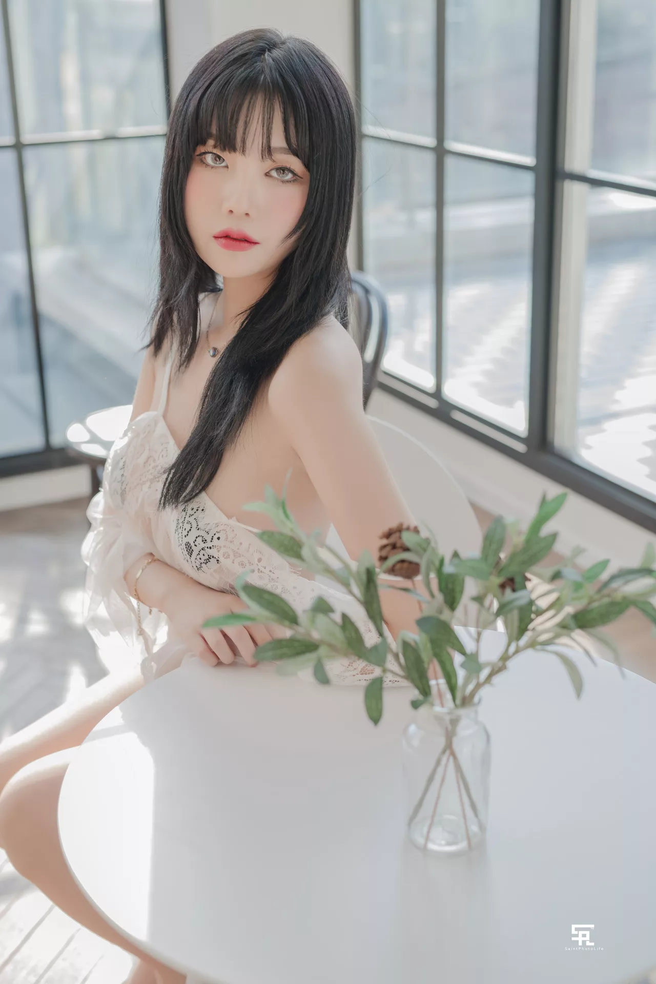 仙女 遮挡生活】 全集修正 Photolife No.1 YUNA【SAINT 南韩 摄影 BLOOM