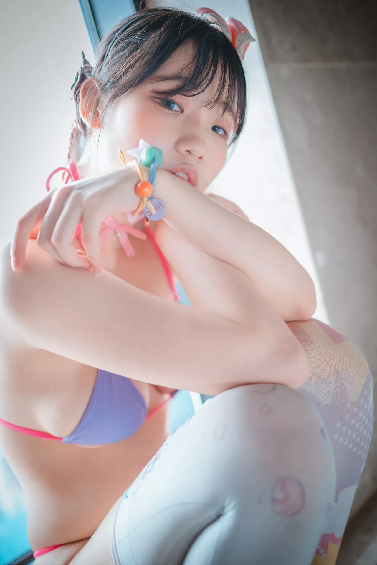 (Backpacker 全集修正 摄影 Violeta Mimmi【DJAWA 辣模 韩国 Girl) Mochilero en 大佳玩】