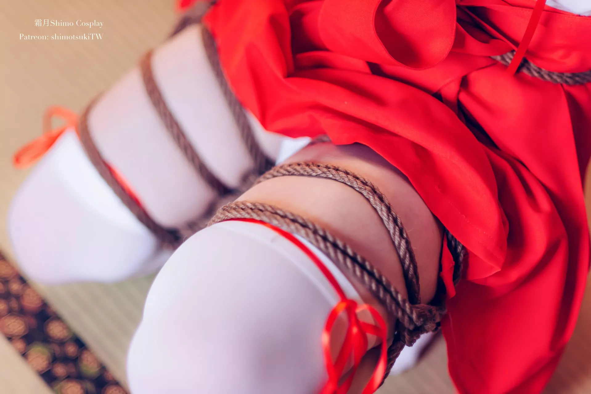 shimo】 【霜月 Bundle 尤物 Miko 福报 Cosplay 女巫绑缚