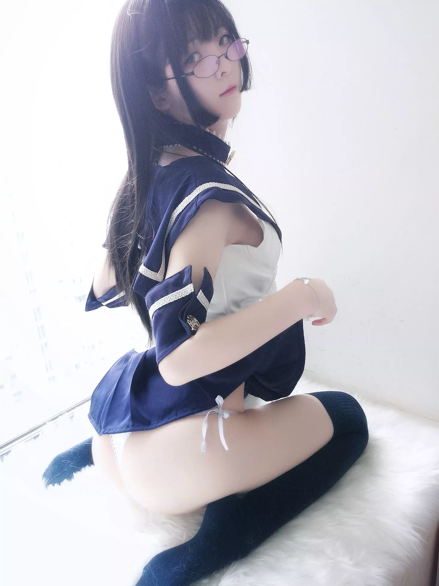 密拍 一小央泽 《武士刀与水手服》 艺术图 高品质