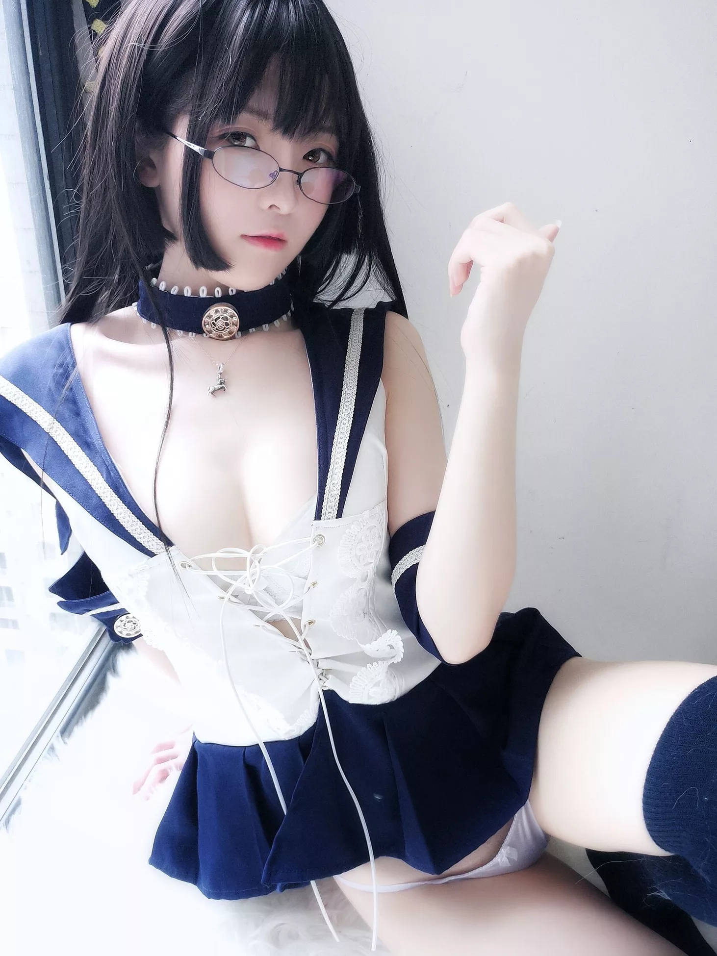 密拍 一小央泽 《武士刀与水手服》 艺术图 高品质