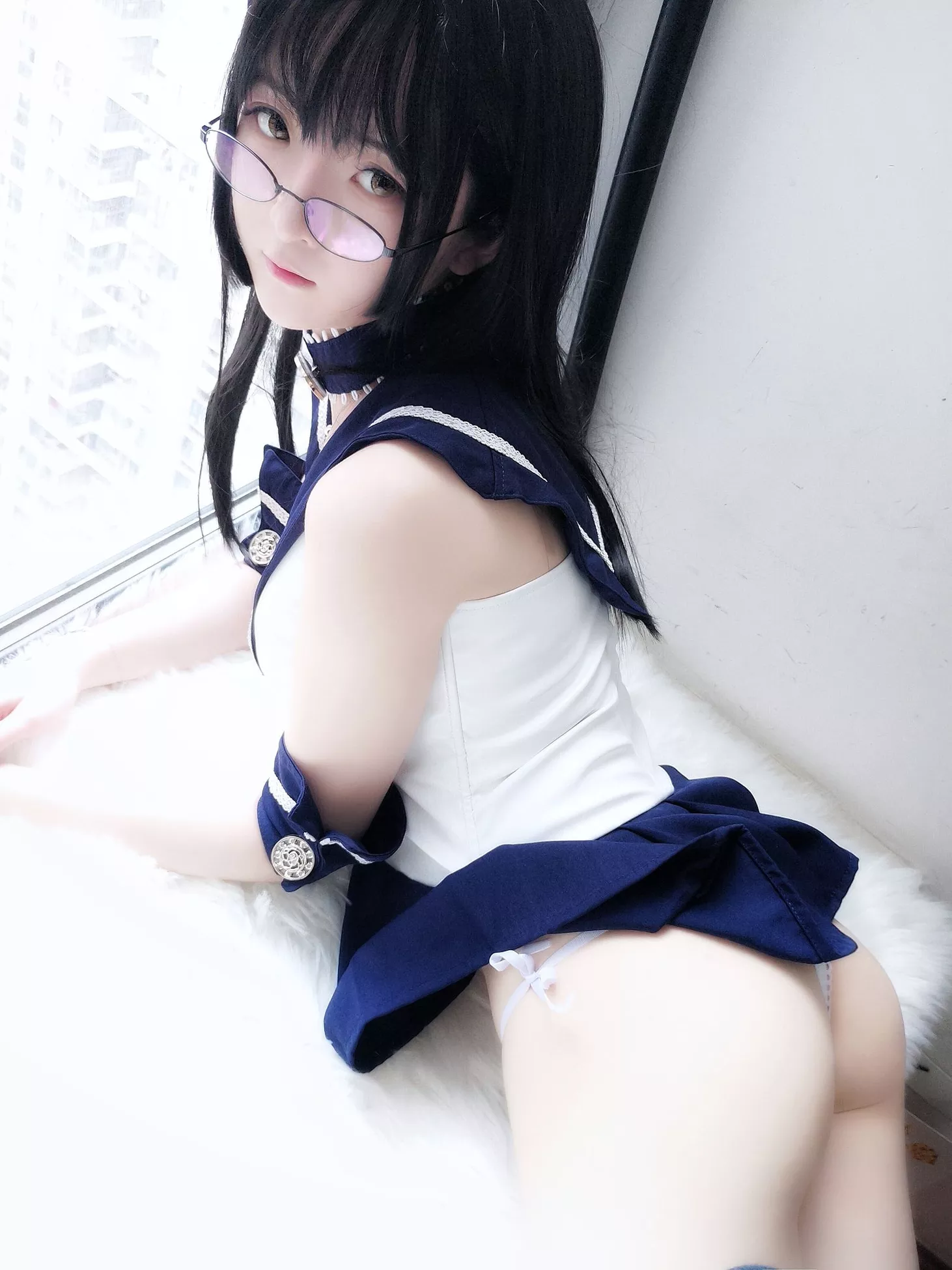 密拍 一小央泽 《武士刀与水手服》 艺术图 高品质
