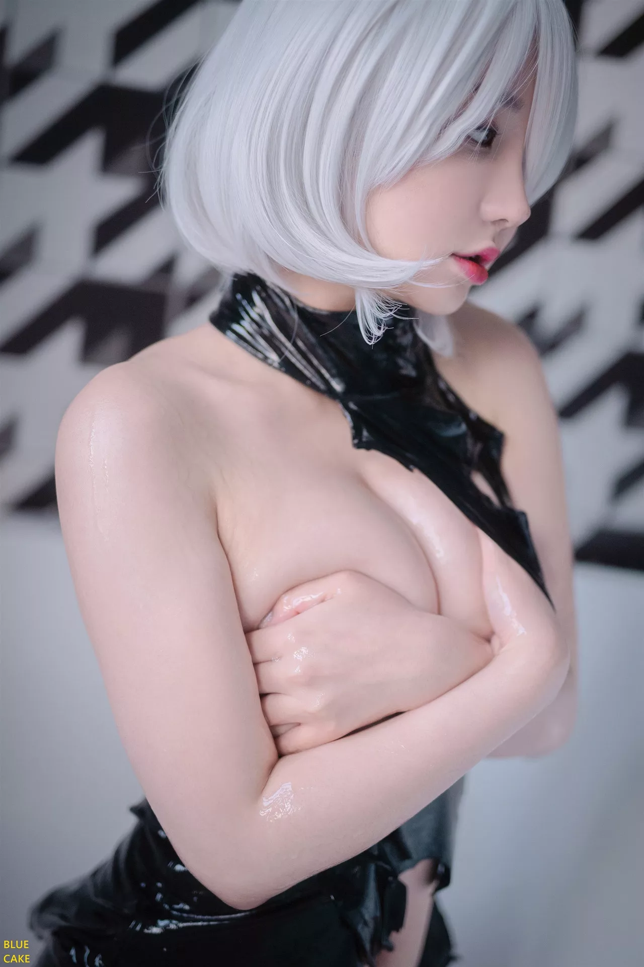 丽人 RED 棒子 2B 写真 Yeeun【BLUECAKE 全集修正 Son 蓝色蛋糕】