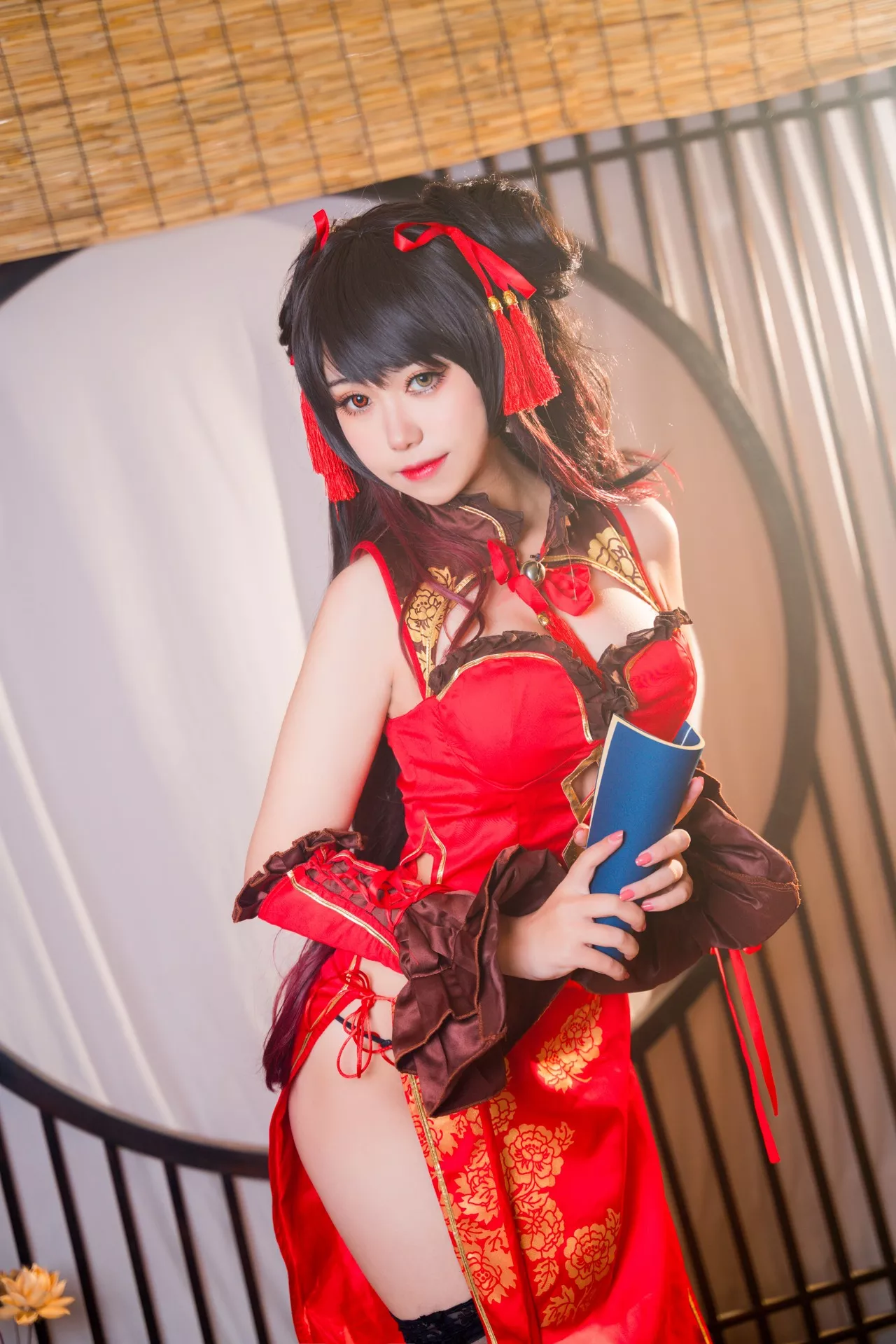 狂三 Tokisaki 旗袍 佳人 Kurumi 福利 【芋圆侑子】 Cosplay