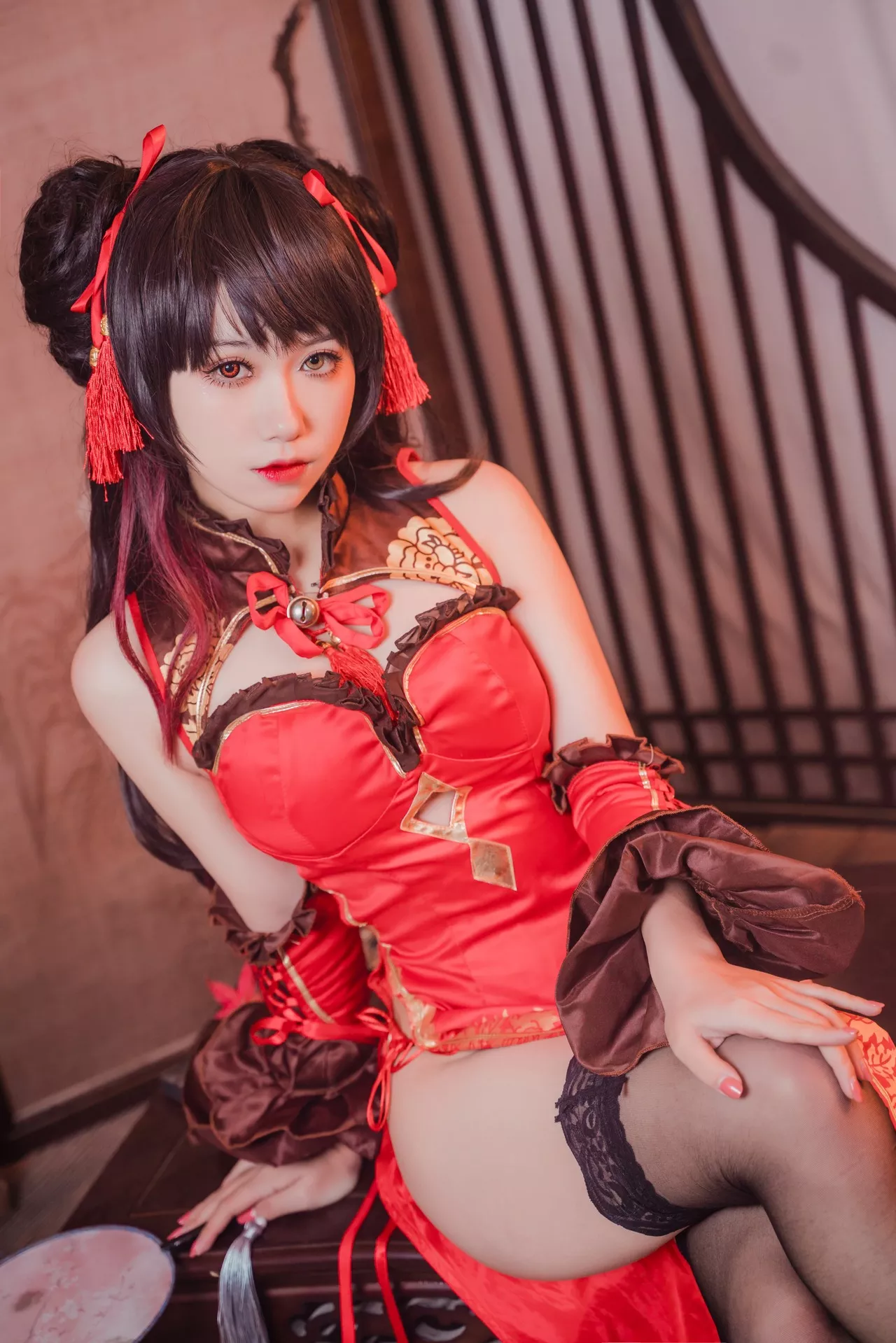狂三 Tokisaki 旗袍 佳人 Kurumi 福利 【芋圆侑子】 Cosplay