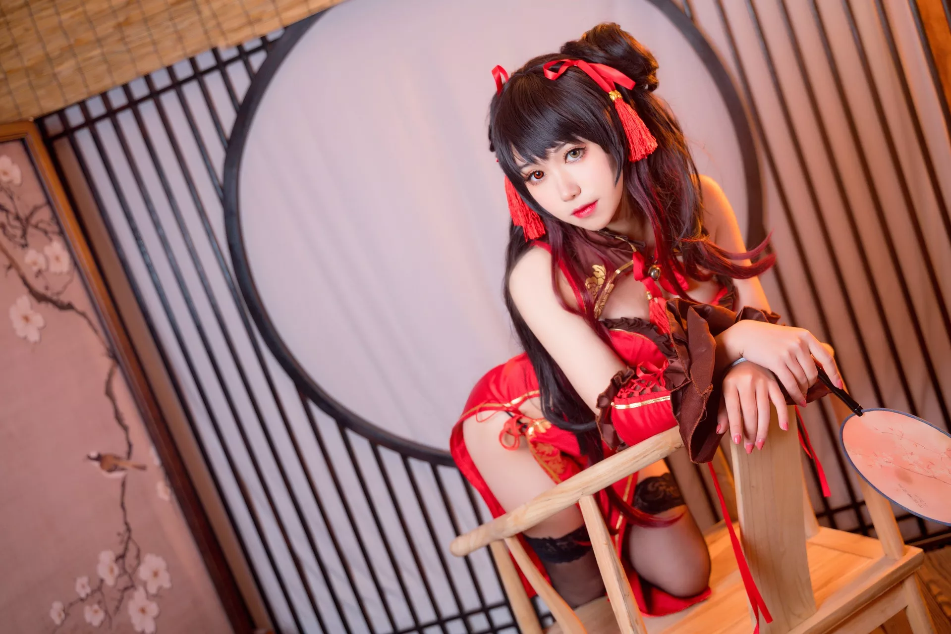 狂三 Tokisaki 旗袍 佳人 Kurumi 福利 【芋圆侑子】 Cosplay