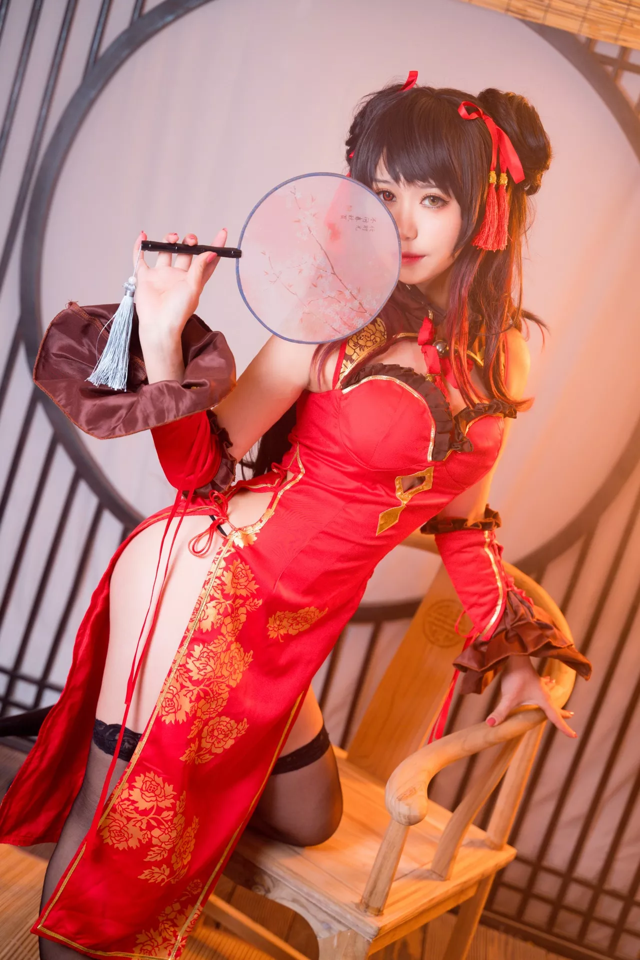 狂三 Tokisaki 旗袍 佳人 Kurumi 福利 【芋圆侑子】 Cosplay