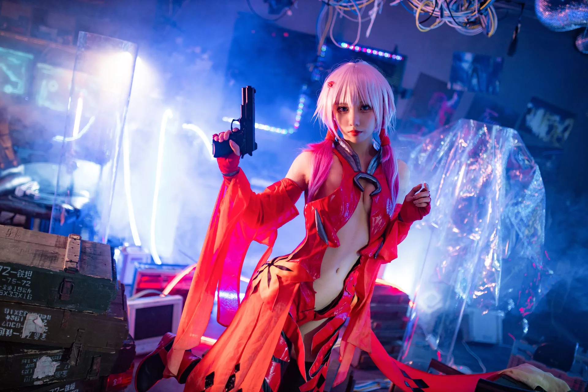 Crown) Nori �G祈 Yuzuriha 【果咩酱】 Cosplay 女神 I (Guilty 福利
