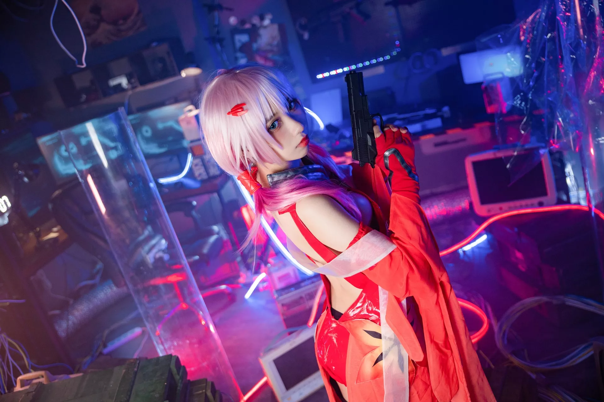 Crown) Nori �G祈 Yuzuriha 【果咩酱】 Cosplay 女神 I (Guilty 福利