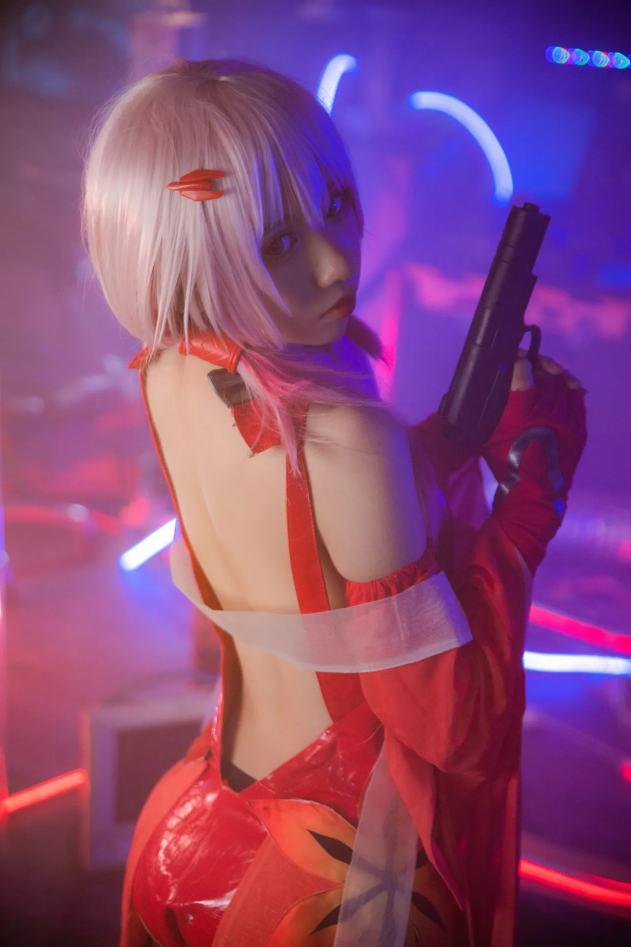 Crown) Nori �G祈 Yuzuriha 【果咩酱】 Cosplay 女神 I (Guilty 福利