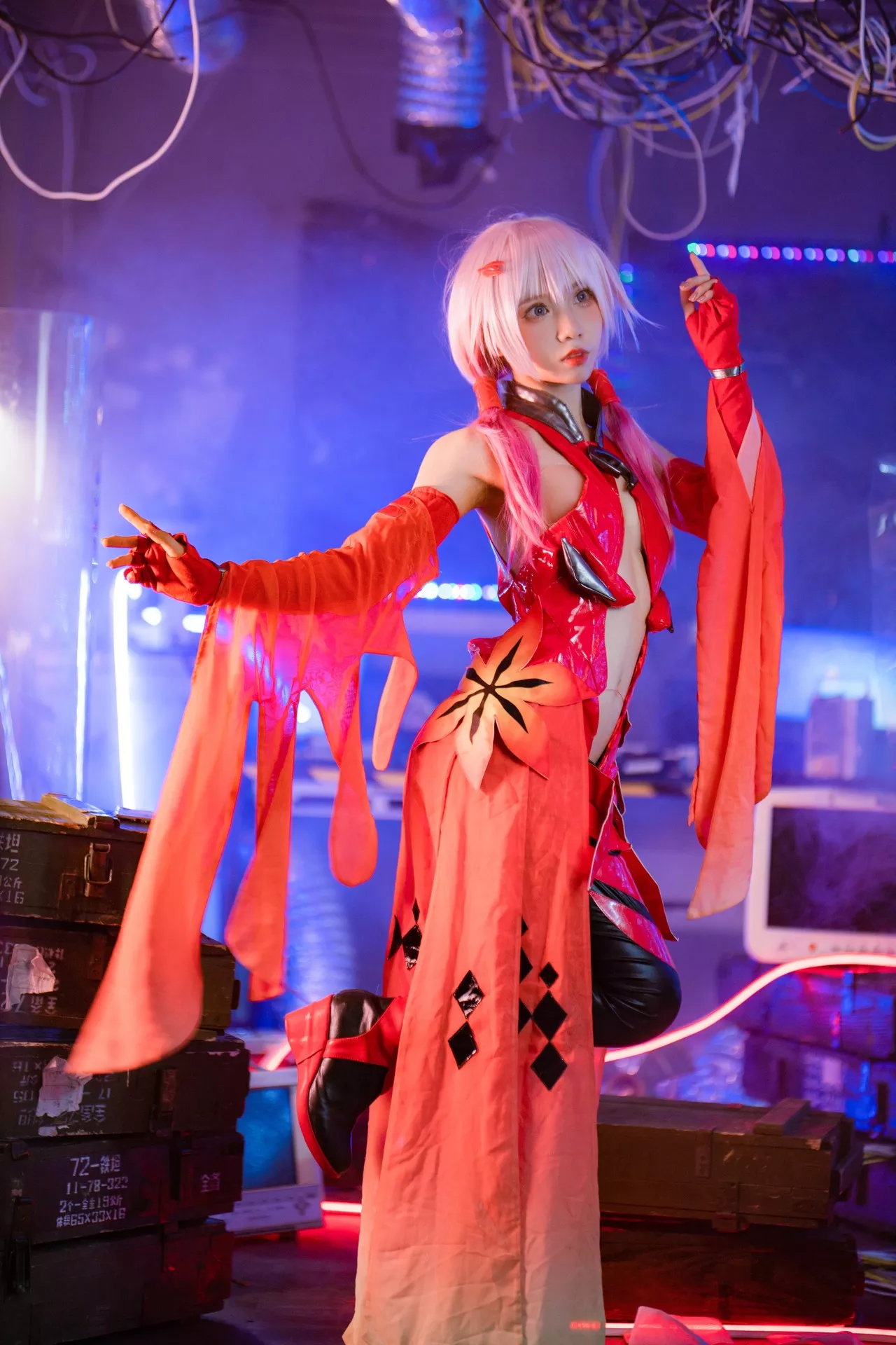 Crown) Nori �G祈 Yuzuriha 【果咩酱】 Cosplay 女神 I (Guilty 福利