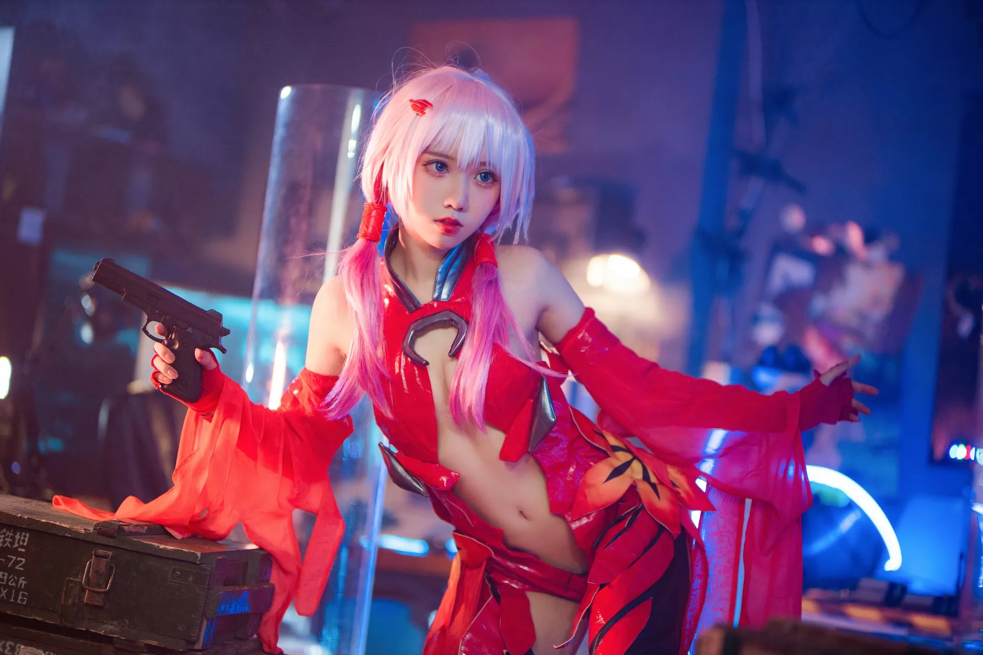 Crown) Nori �G祈 Yuzuriha 【果咩酱】 Cosplay 女神 I (Guilty 福利