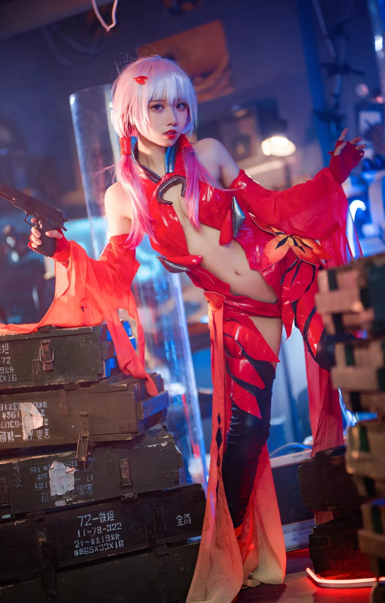 Crown) Nori �G祈 Yuzuriha 【果咩酱】 Cosplay 女神 I (Guilty 福利