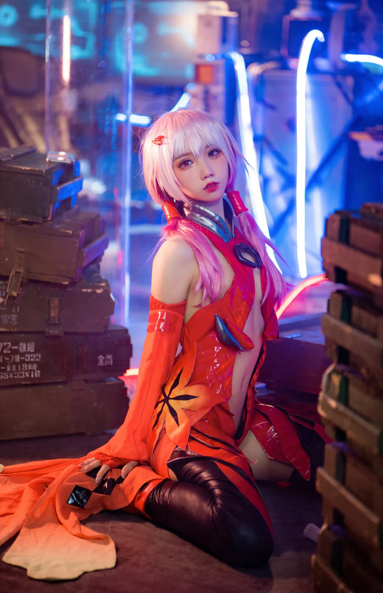 Crown) Nori �G祈 Yuzuriha 【果咩酱】 Cosplay 女神 I (Guilty 福利