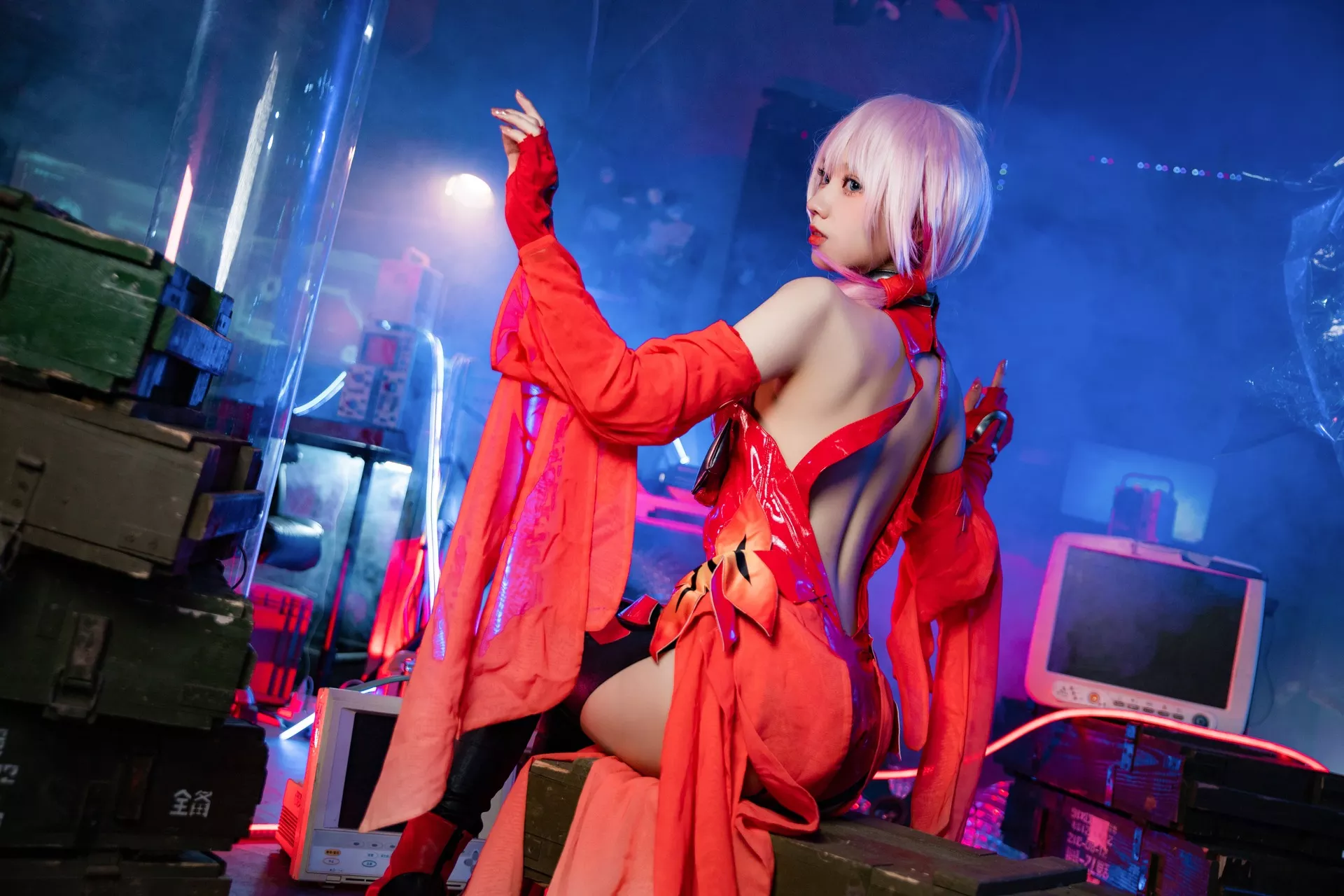 Crown) Nori �G祈 Yuzuriha 【果咩酱】 Cosplay 女神 I (Guilty 福利