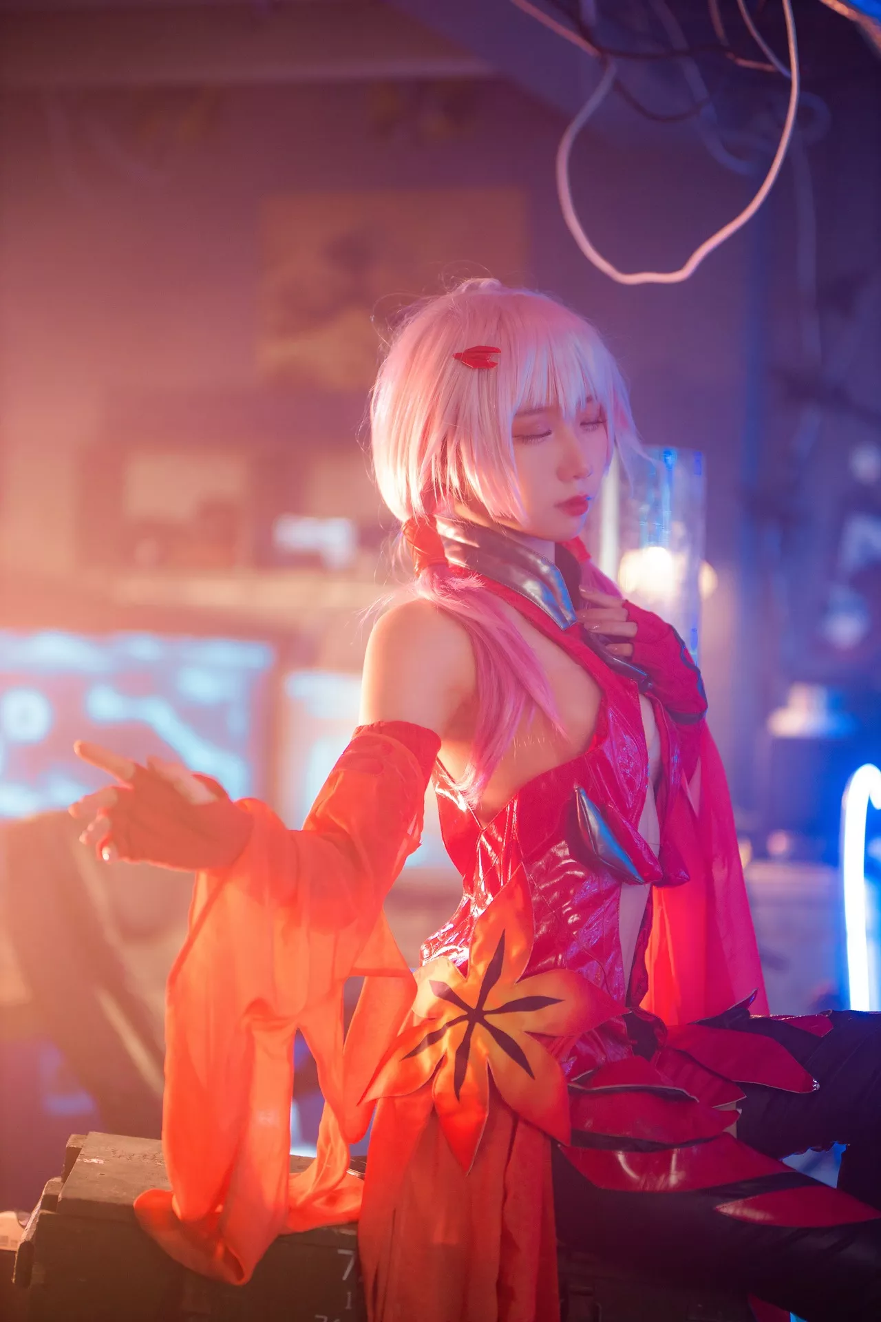 Crown) Nori �G祈 Yuzuriha 【果咩酱】 Cosplay 女神 I (Guilty 福利