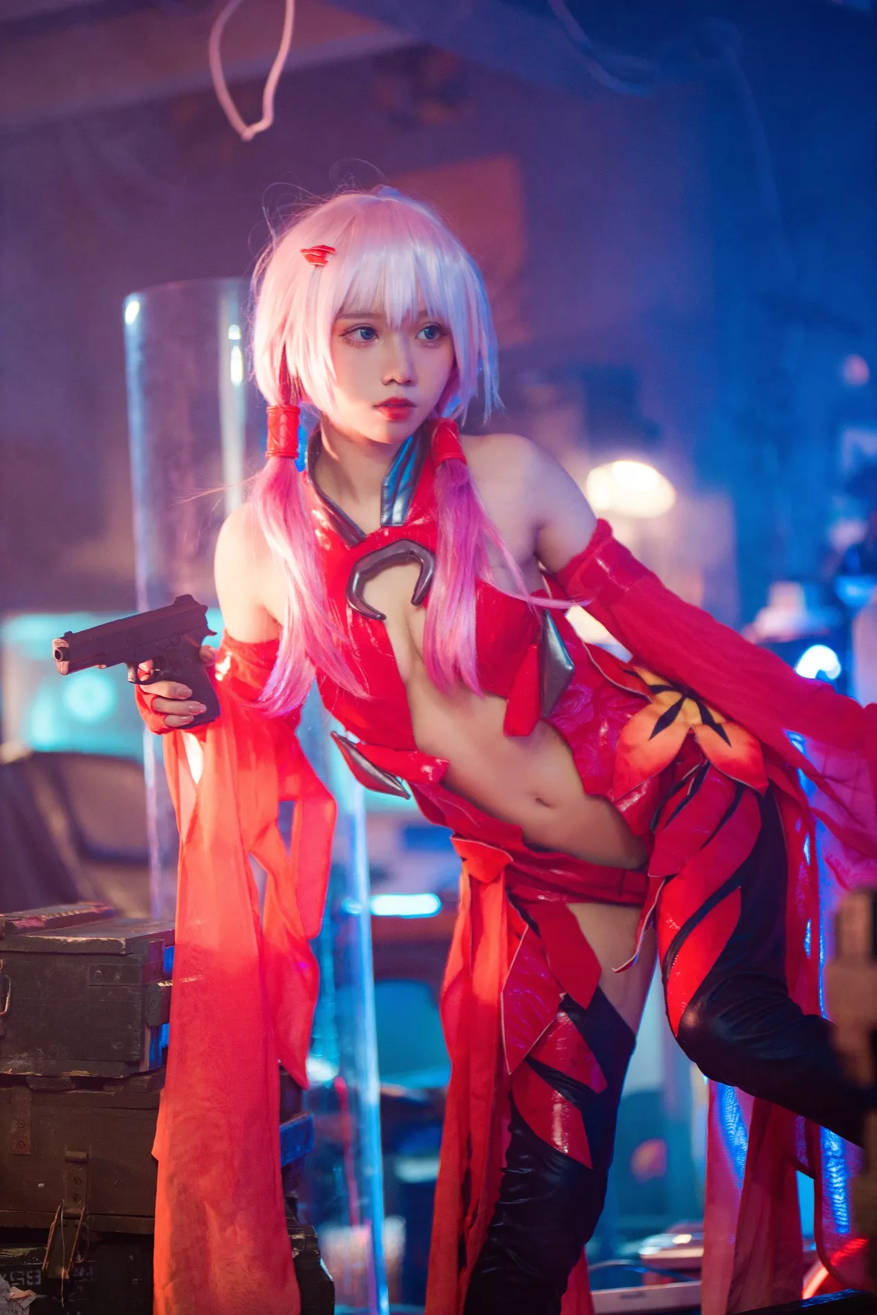 Crown) Nori �G祈 Yuzuriha 【果咩酱】 Cosplay 女神 I (Guilty 福利