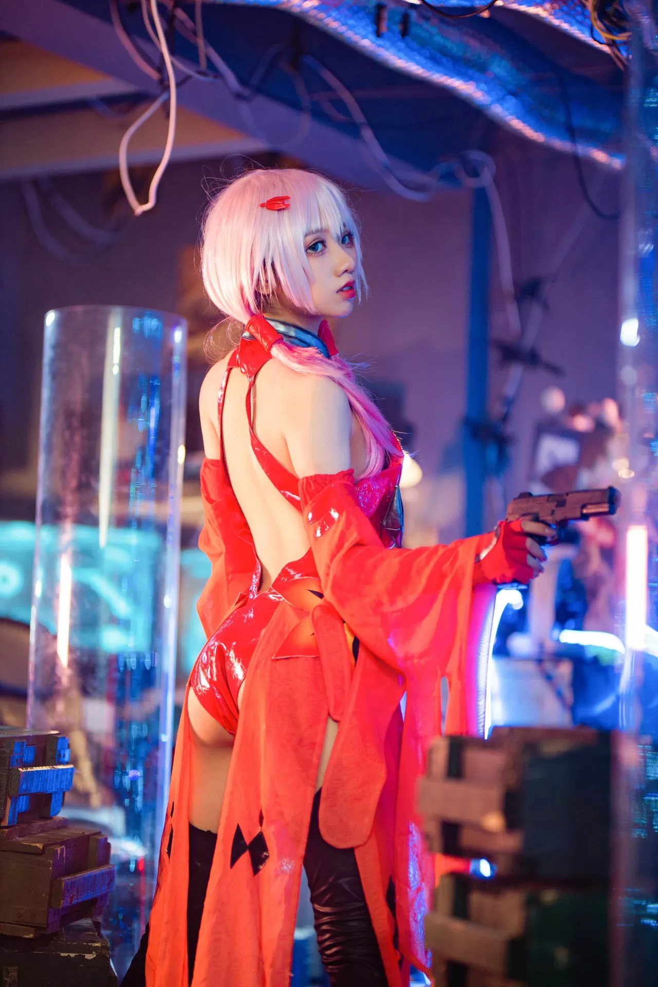 Crown) Nori �G祈 Yuzuriha 【果咩酱】 Cosplay 女神 I (Guilty 福利