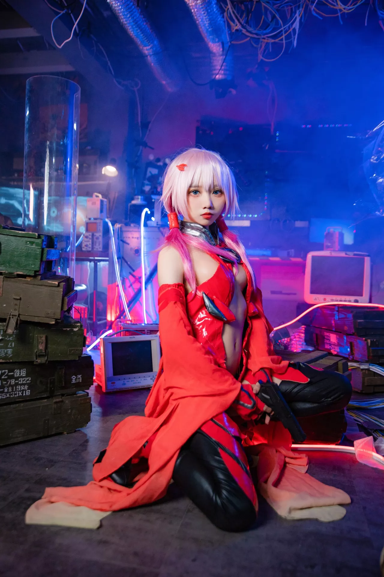 Crown) Nori �G祈 Yuzuriha 【果咩酱】 Cosplay 女神 I (Guilty 福利
