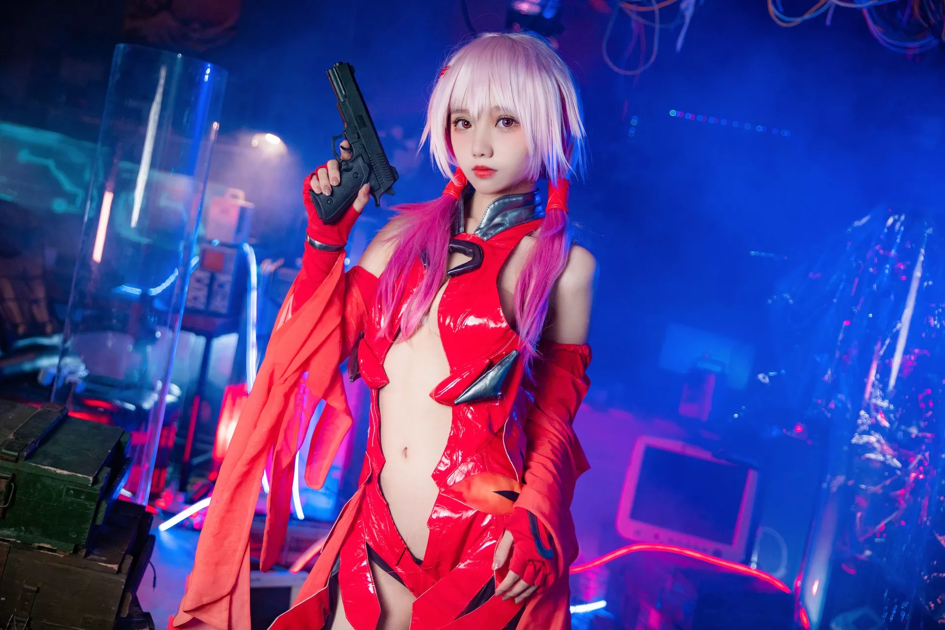Crown) Nori �G祈 Yuzuriha 【果咩酱】 Cosplay 女神 I (Guilty 福利