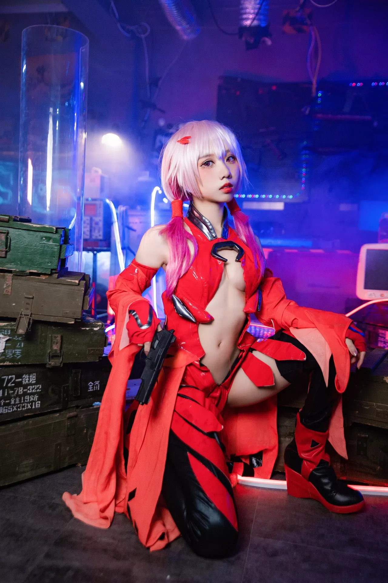 Crown) Nori �G祈 Yuzuriha 【果咩酱】 Cosplay 女神 I (Guilty 福利