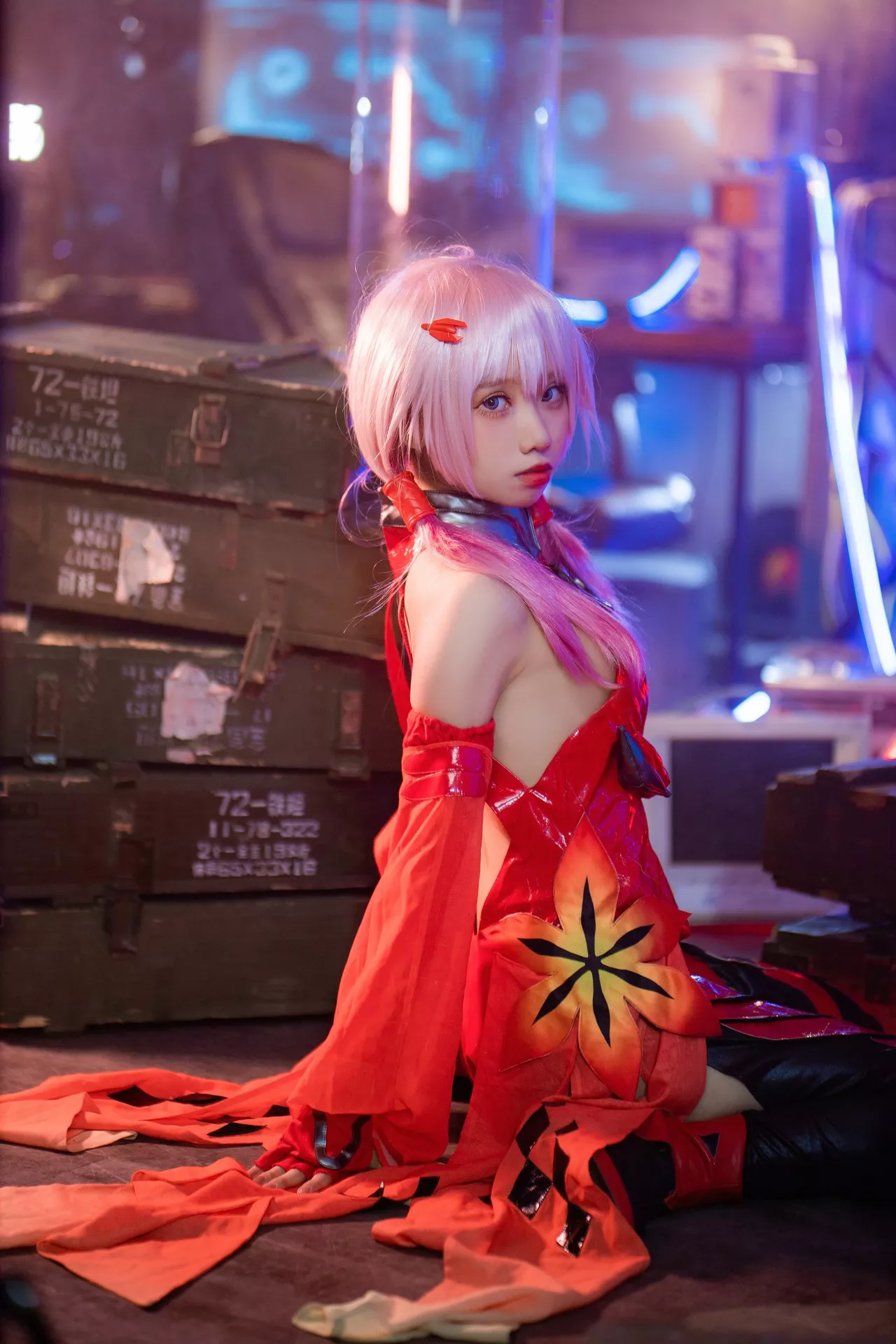 Crown) Nori �G祈 Yuzuriha 【果咩酱】 Cosplay 女神 I (Guilty 福利