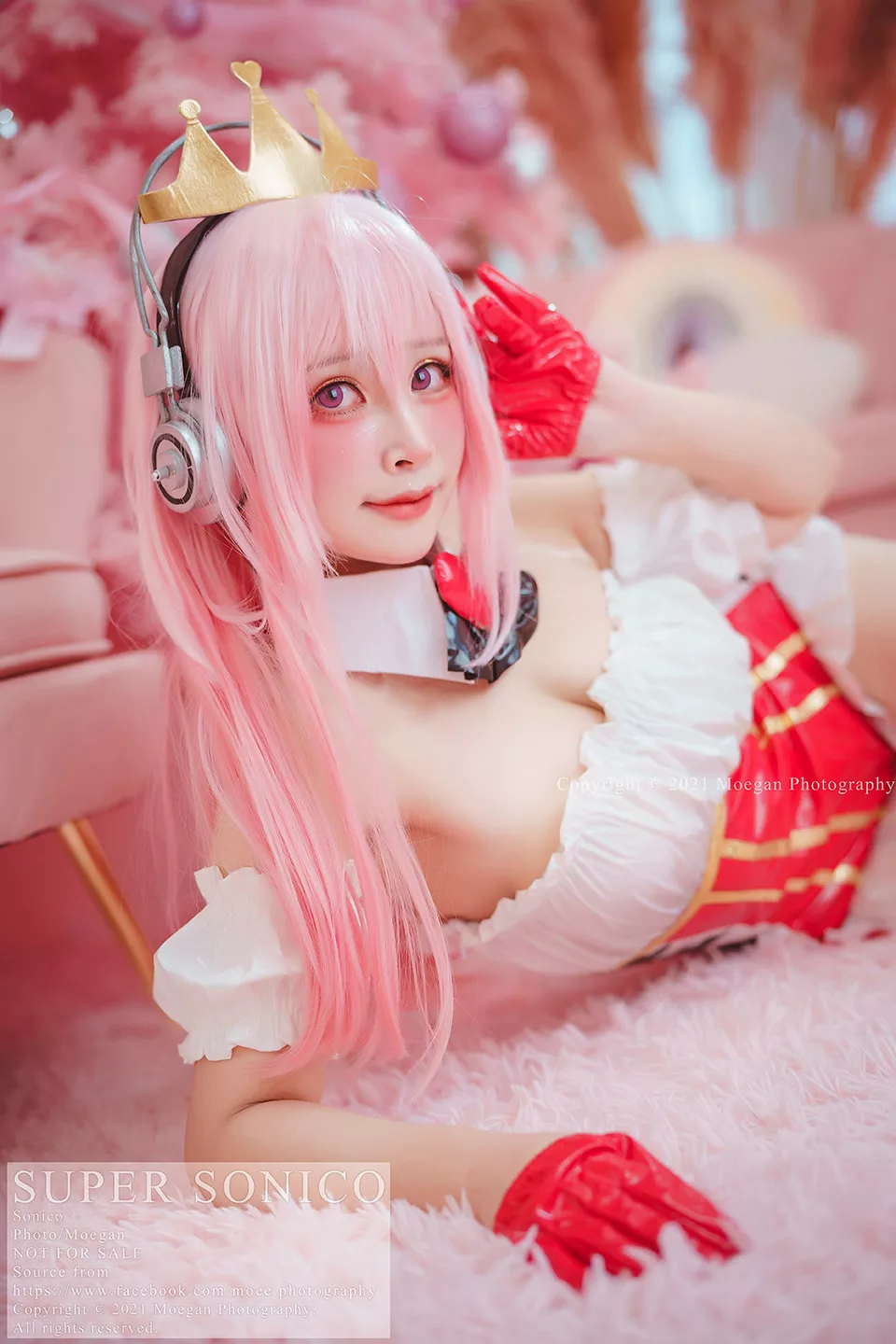SonicoQueen 福利 of Ver. Cosplay 丽人 Hearts (す�`ぱ�`そに子) 【野兔_Usako】
