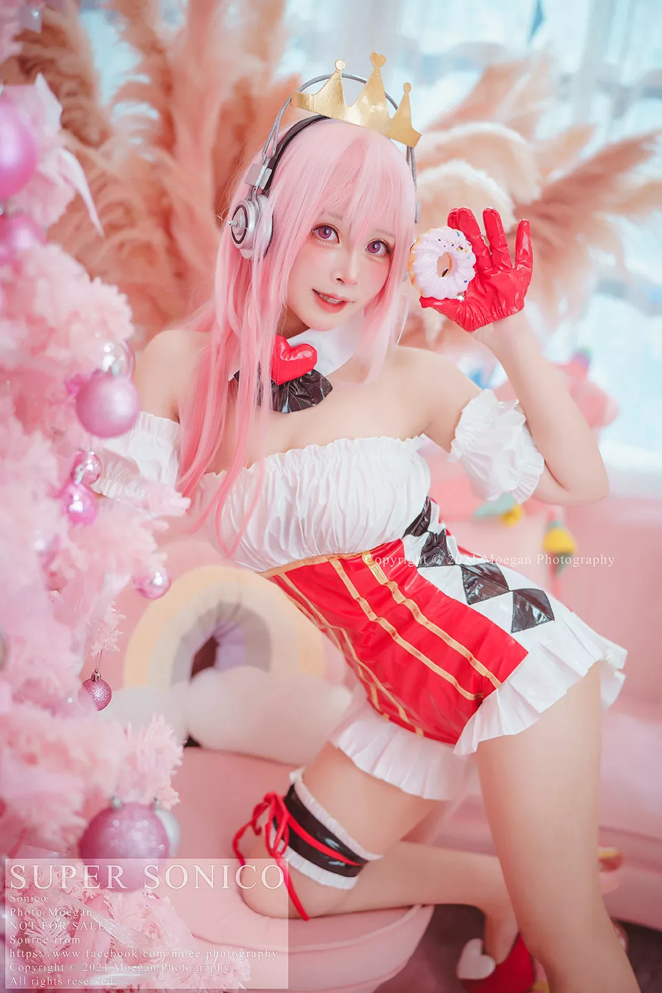 SonicoQueen 福利 of Ver. Cosplay 丽人 Hearts (す�`ぱ�`そに子) 【野兔_Usako】