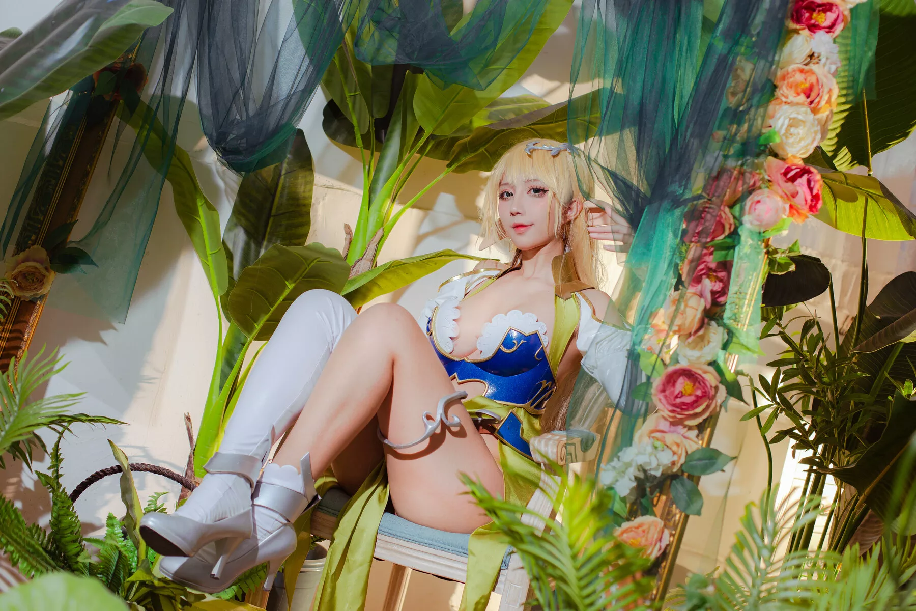 精灵村 【九曲 No.一&No.三村人 Elf 全集修正 Jean】 福利 Village Cosplay 女神 精灵村