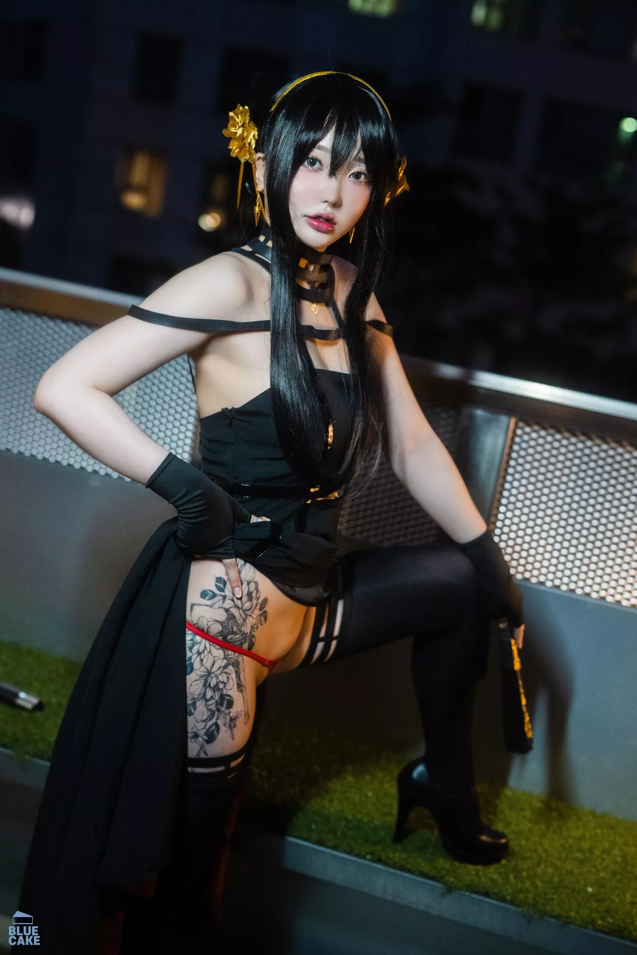 RED 高质写真像片 靓模 写真 Son 韩国 美女 Rose 韩国 (68P) Set.1 蓝色蛋糕】 Yeeun【【BLUECAKE Black