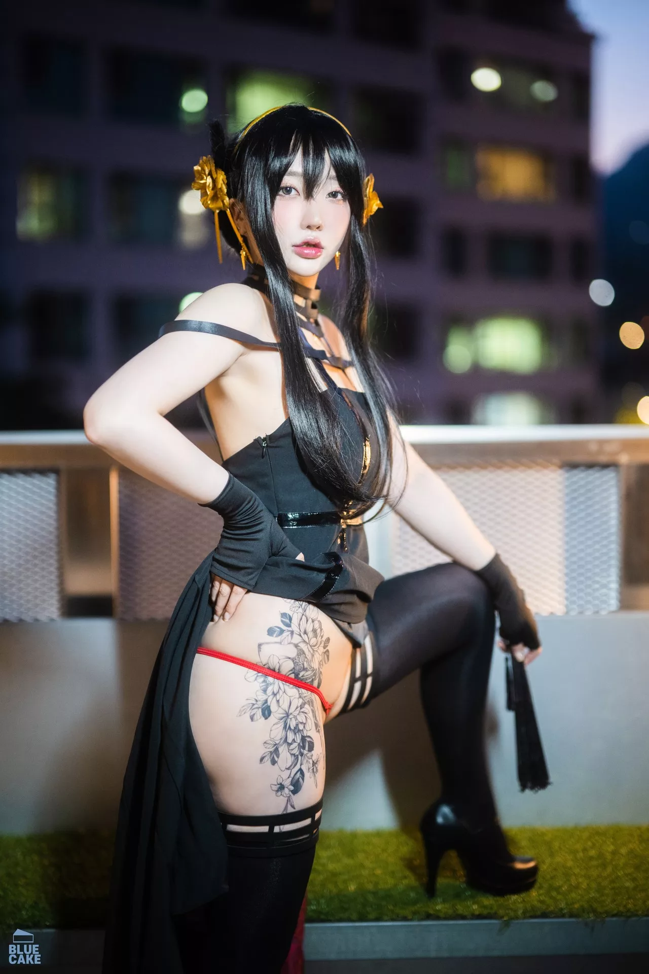 RED 高质写真像片 靓模 写真 Son 韩国 美女 Rose 韩国 (68P) Set.1 蓝色蛋糕】 Yeeun【【BLUECAKE Black