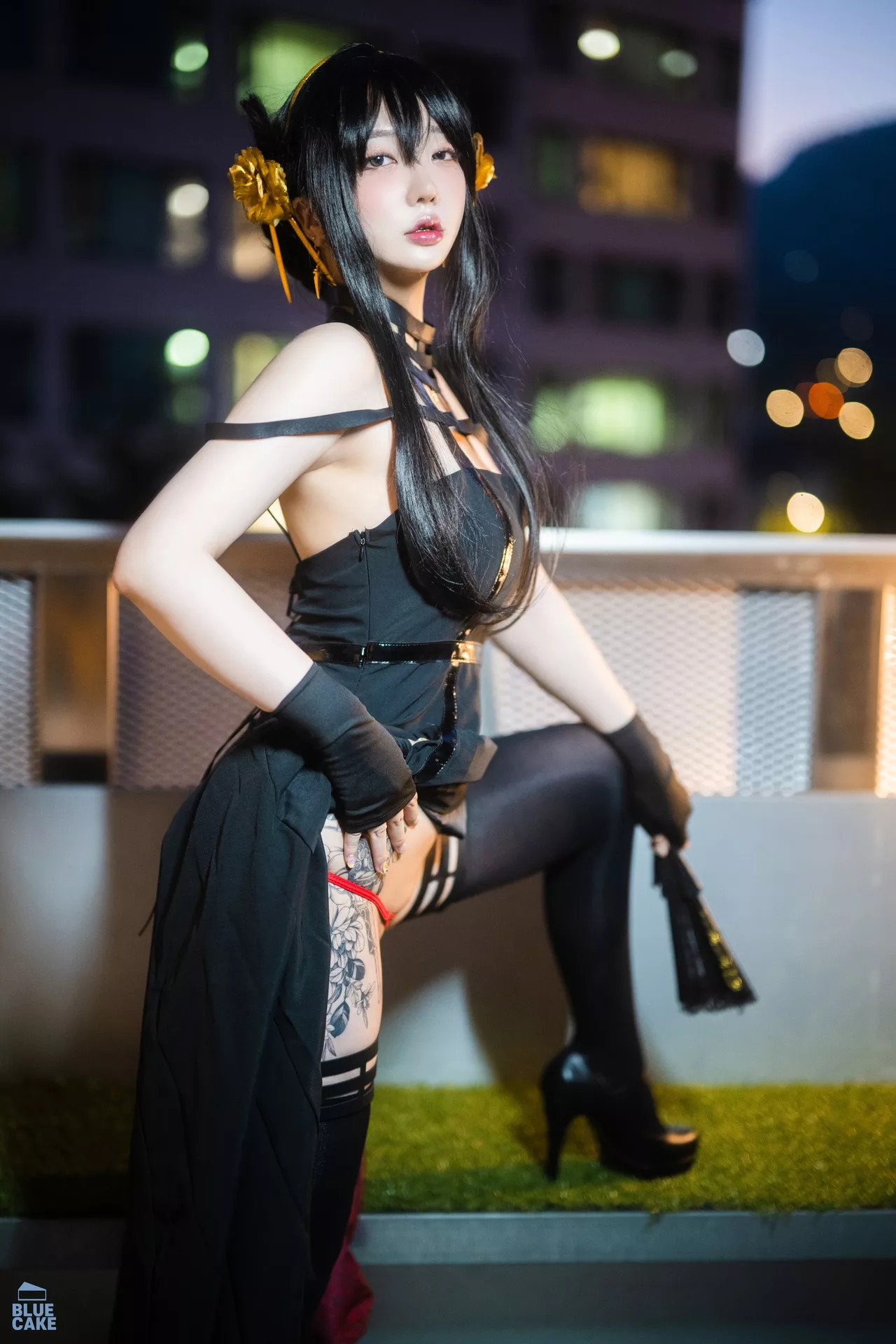 RED 高质写真像片 靓模 写真 Son 韩国 美女 Rose 韩国 (68P) Set.1 蓝色蛋糕】 Yeeun【【BLUECAKE Black