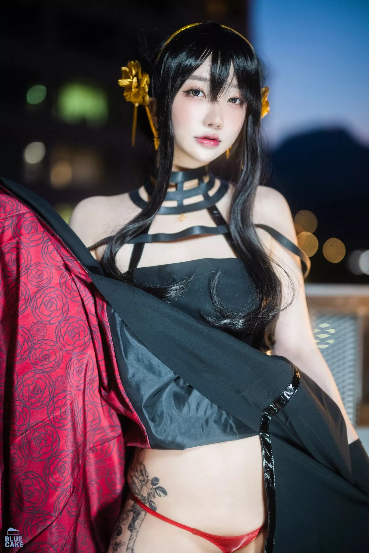 RED 高质写真像片 靓模 写真 Son 韩国 美女 Rose 韩国 (68P) Set.1 蓝色蛋糕】 Yeeun【【BLUECAKE Black