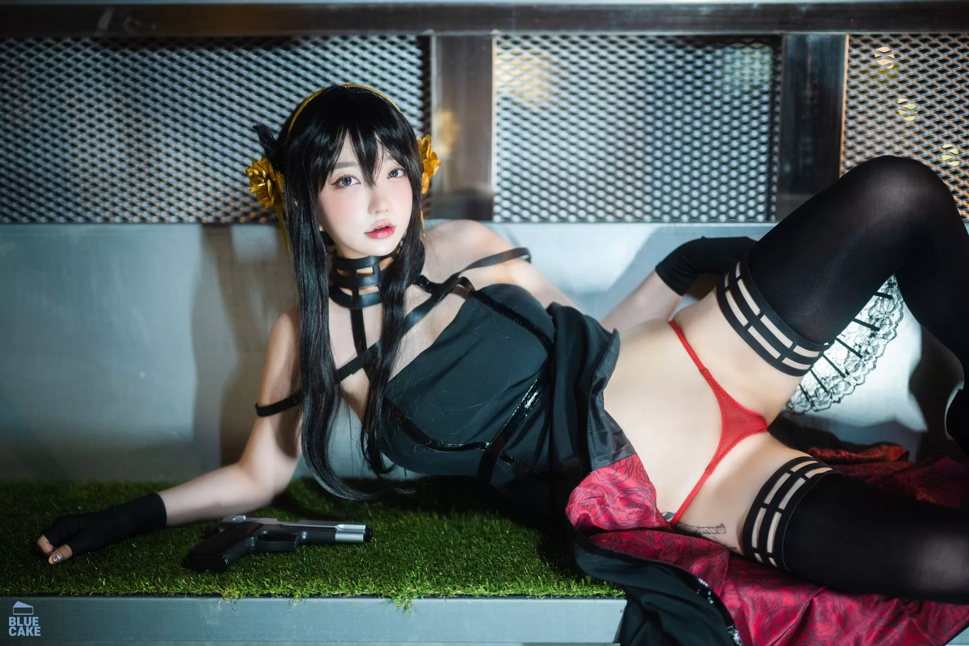 RED 高质写真像片 靓模 写真 Son 韩国 美女 Rose 韩国 (68P) Set.1 蓝色蛋糕】 Yeeun【【BLUECAKE Black