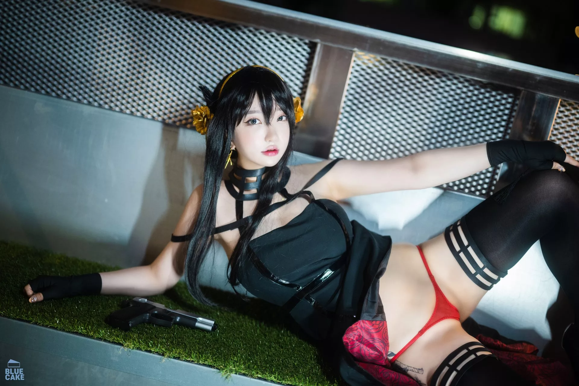 RED 高质写真像片 靓模 写真 Son 韩国 美女 Rose 韩国 (68P) Set.1 蓝色蛋糕】 Yeeun【【BLUECAKE Black