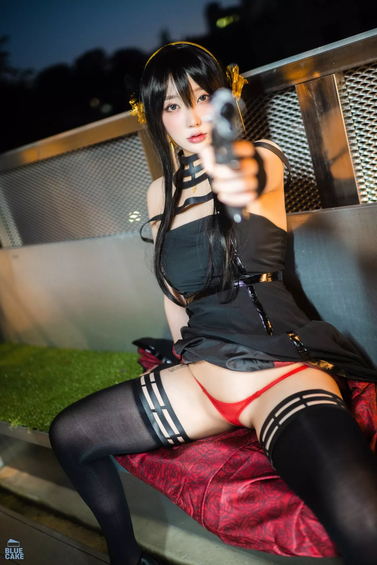RED 高质写真像片 靓模 写真 Son 韩国 美女 Rose 韩国 (68P) Set.1 蓝色蛋糕】 Yeeun【【BLUECAKE Black