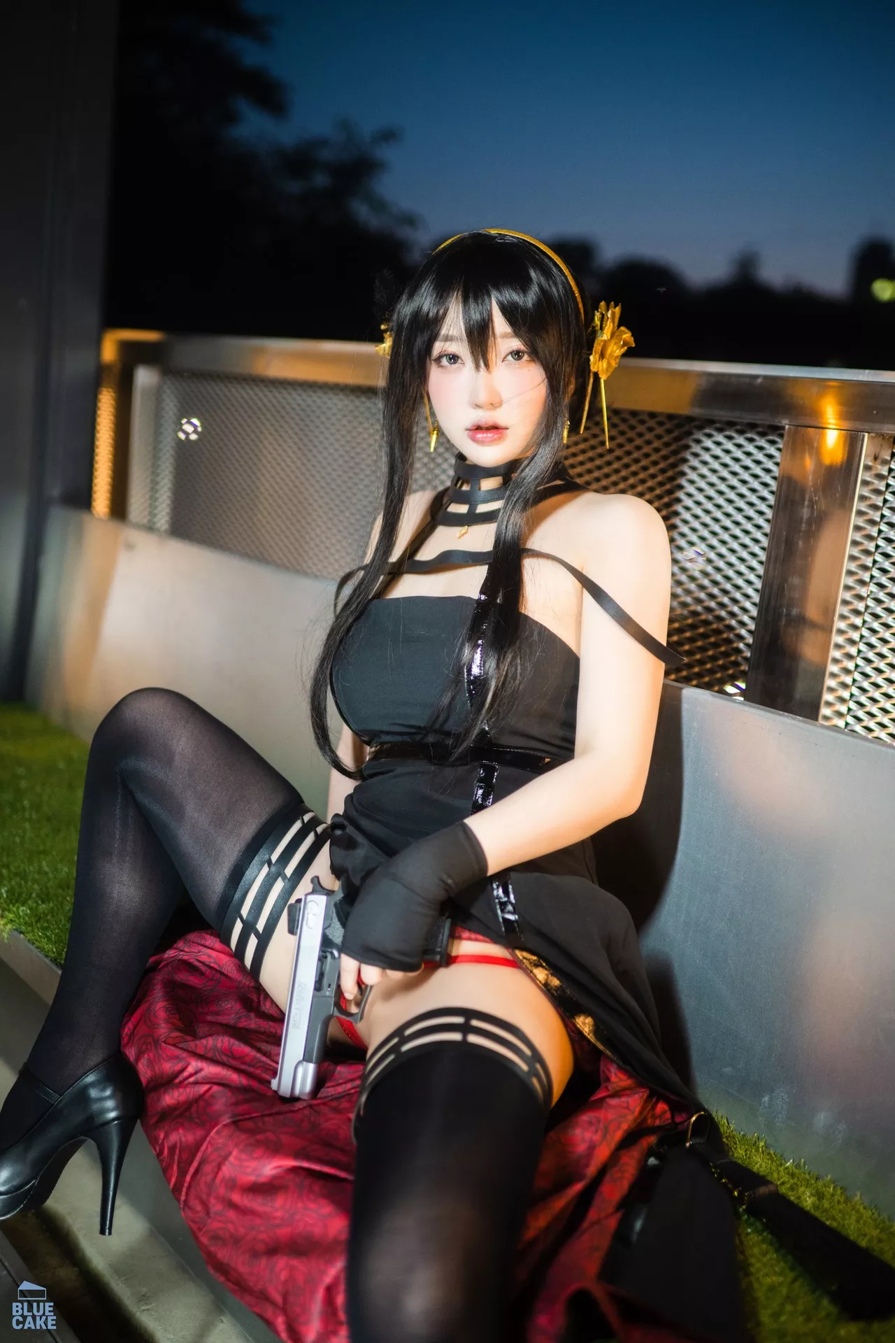 RED 高质写真像片 靓模 写真 Son 韩国 美女 Rose 韩国 (68P) Set.1 蓝色蛋糕】 Yeeun【【BLUECAKE Black