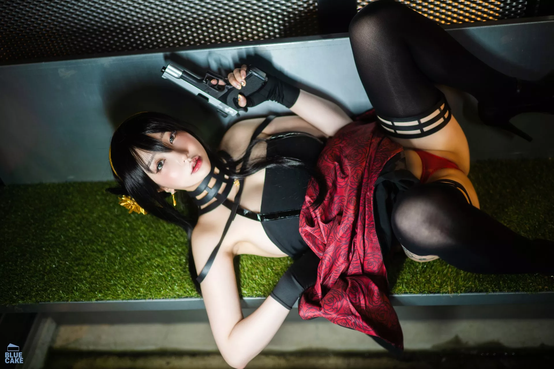 RED 高质写真像片 靓模 写真 Son 韩国 美女 Rose 韩国 (68P) Set.1 蓝色蛋糕】 Yeeun【【BLUECAKE Black