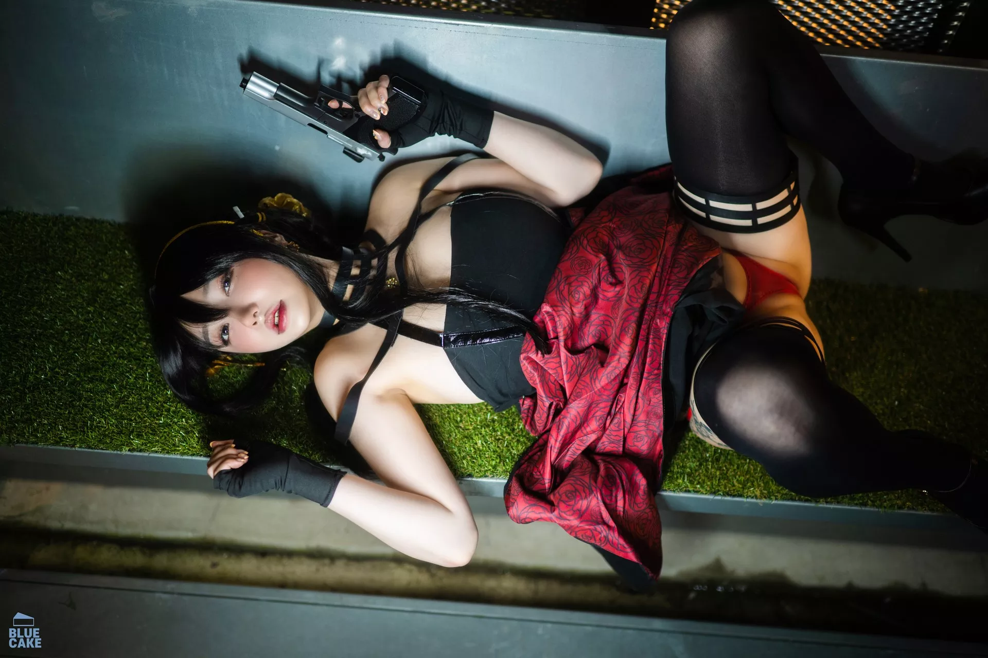 RED 高质写真像片 靓模 写真 Son 韩国 美女 Rose 韩国 (68P) Set.1 蓝色蛋糕】 Yeeun【【BLUECAKE Black