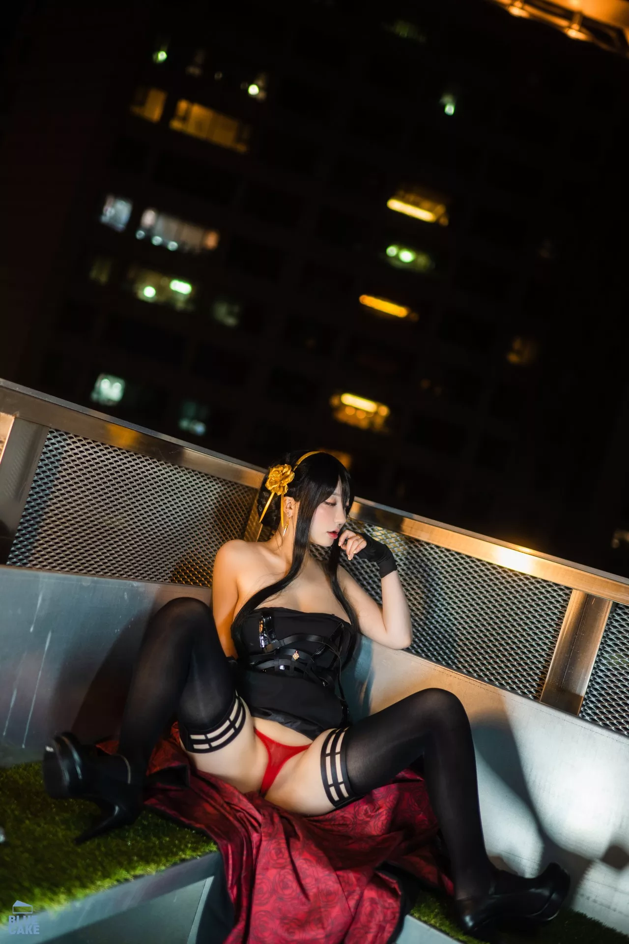 RED 高质写真像片 靓模 写真 Son 韩国 美女 Rose 韩国 (68P) Set.1 蓝色蛋糕】 Yeeun【【BLUECAKE Black