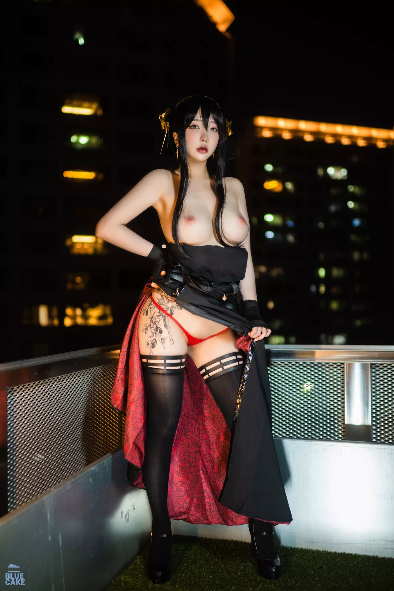 RED 高质写真像片 靓模 写真 Son 韩国 美女 Rose 韩国 (68P) Set.1 蓝色蛋糕】 Yeeun【【BLUECAKE Black