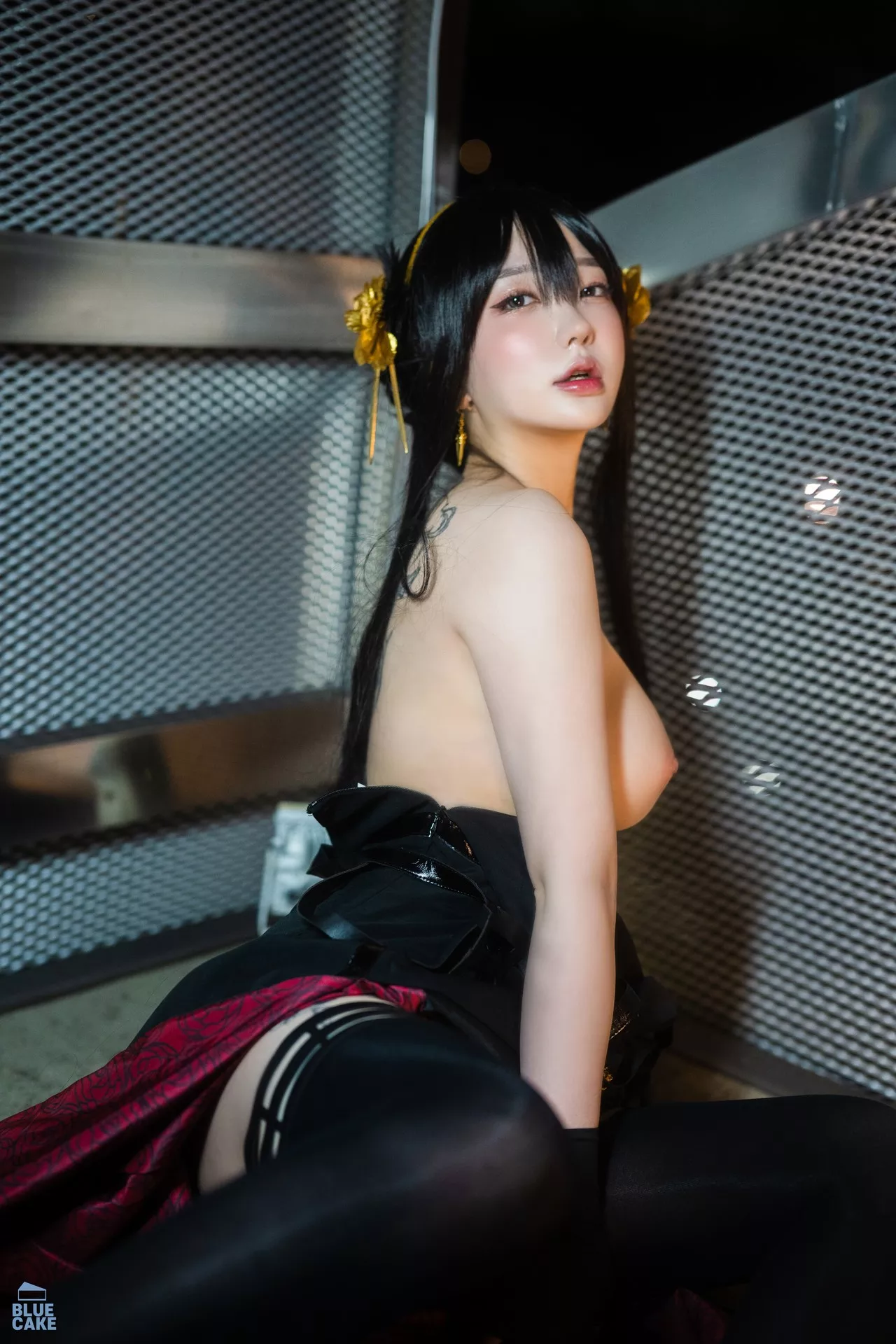 RED 高质写真像片 靓模 写真 Son 韩国 美女 Rose 韩国 (68P) Set.1 蓝色蛋糕】 Yeeun【【BLUECAKE Black