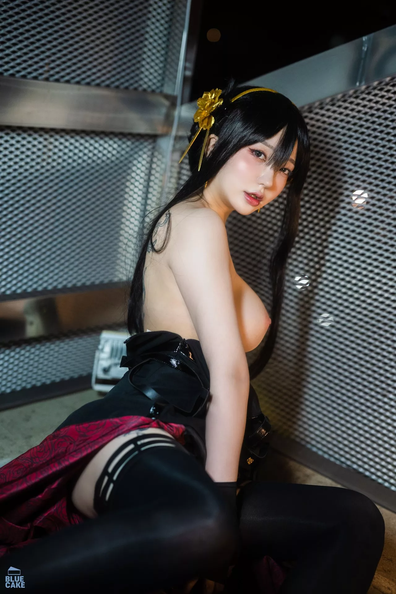 RED 高质写真像片 靓模 写真 Son 韩国 美女 Rose 韩国 (68P) Set.1 蓝色蛋糕】 Yeeun【【BLUECAKE Black