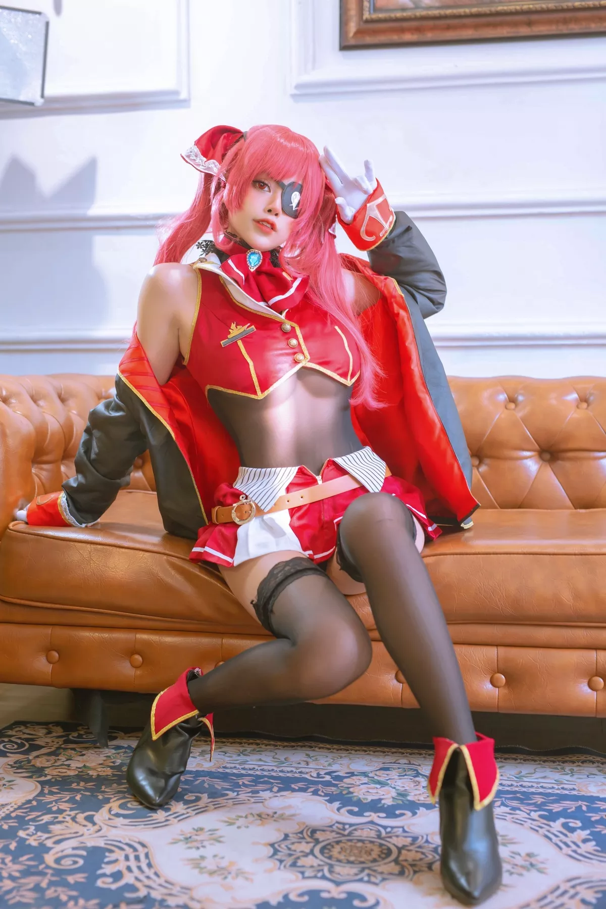 福利 【Byoru】 Marine Houshou 宝钟 女神 Cosplay