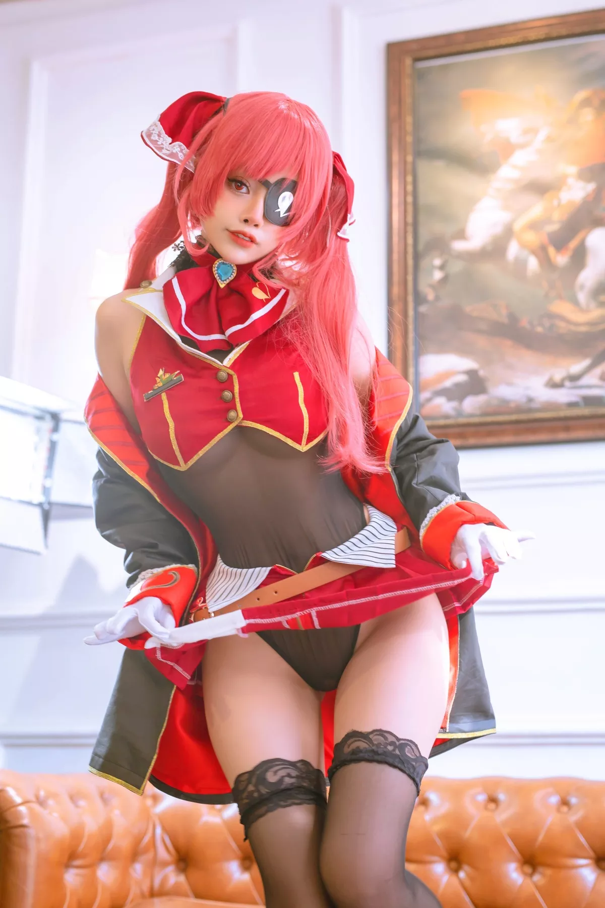 福利 【Byoru】 Marine Houshou 宝钟 女神 Cosplay